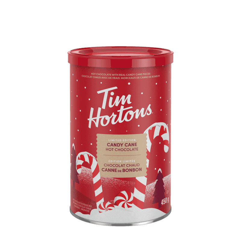 450g Candy Cane Hot Chocolate Can
