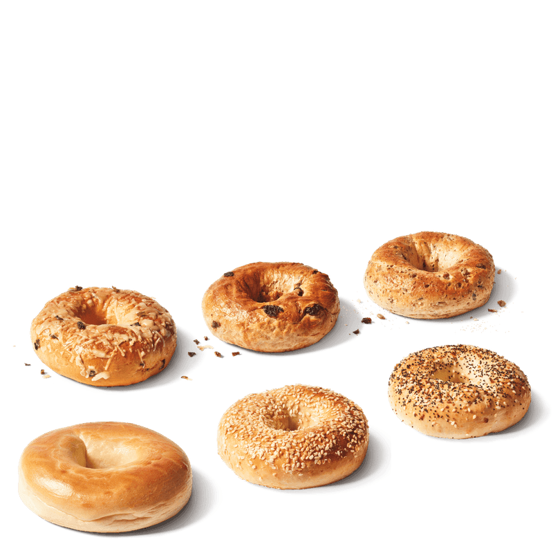 6 Assorted Bagels