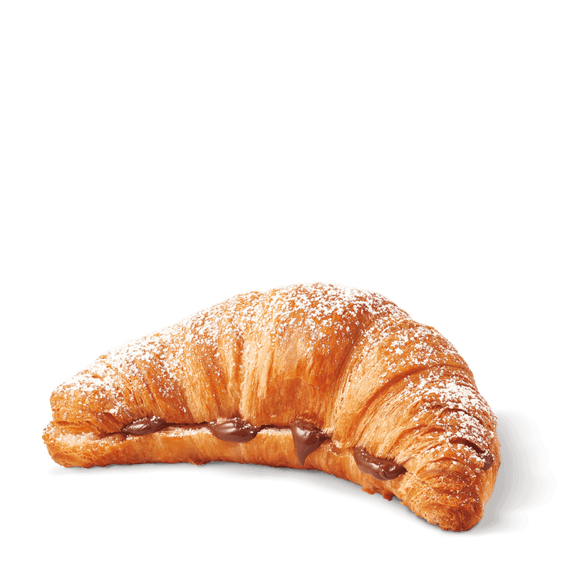 Croissant with Nutella