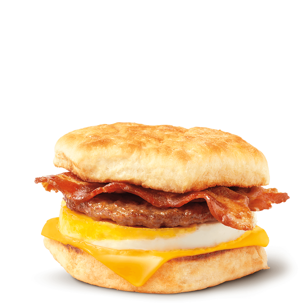 Double Stacked Breakfast Sandwich