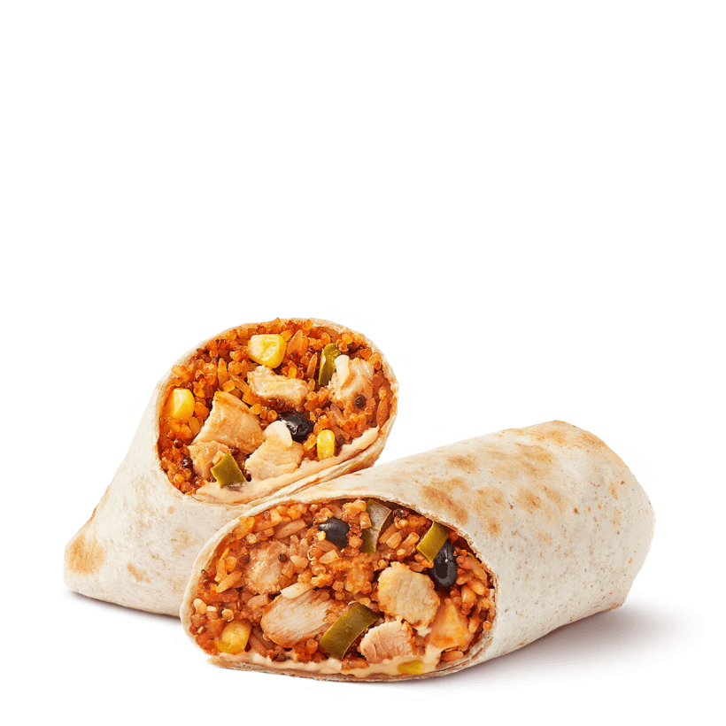Habanero Sous Vide Chicken Wrap