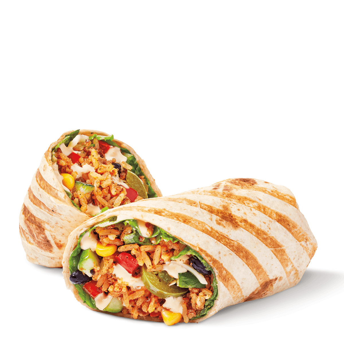 Habanero Veggie Loaded Wrap with Cheese