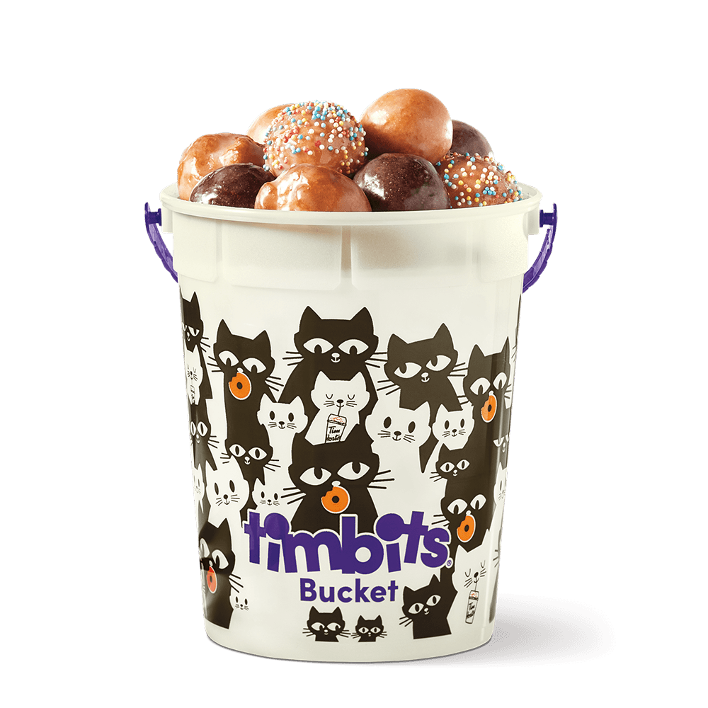 Halloween Timbits Bucket - Black Cat w Timbits®