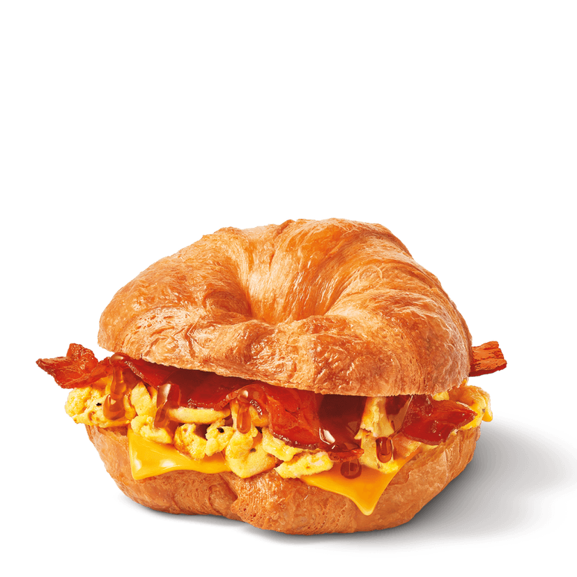 Maple Brown Butter Scrambled Egg Loaded Croissant