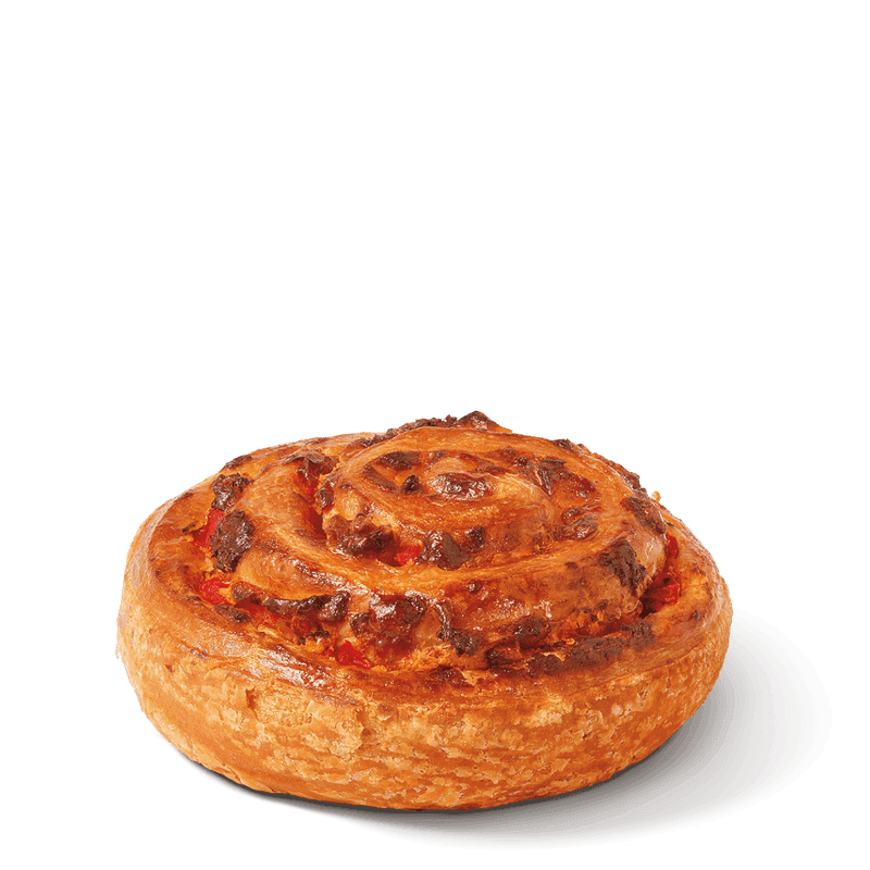 Red Pepper & Swiss Savoury Pinwheel
