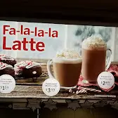 Tim Hortons storefront and interior at 303 Shawville Blvd Se, Calgary, AB