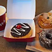 Tim Hortons storefront and interior at 1715 70 Street Se, Calgary, AB