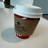 Tim Hortons storefront and interior at Dome Tower, 324 7 Ave Sw, Calgary, AB