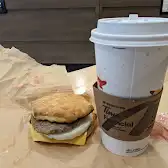 Tim Hortons storefront and interior at 1317 175th Street, Edmonton, AB