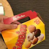 Tim Hortons storefront and interior at 4819 184th St, Edmonton, AB