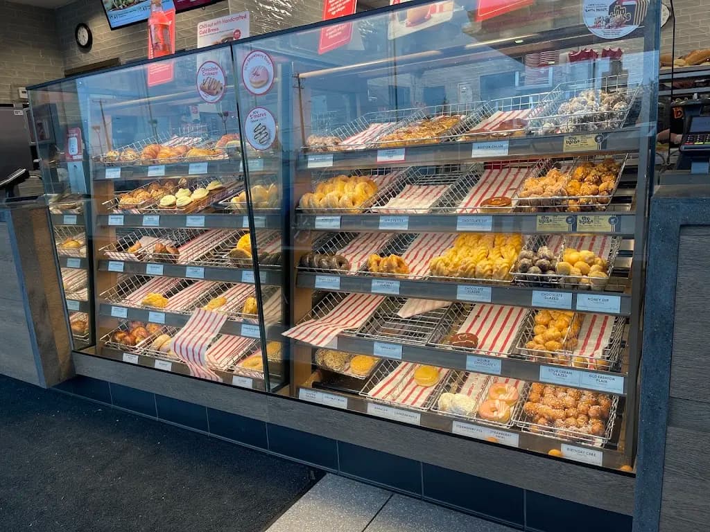 Tim Hortons storefront and interior at 7441 76th Ave, Edmonton, AB