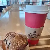 Tim Hortons storefront and interior at 215 3rd St E, Fox Creek, AB