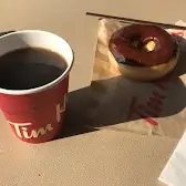 Tim Hortons storefront and interior at 520 Carmichael Lane, Hinton, AB