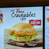 Tim Hortons storefront and interior at 8002 Sparrow Crescent, Leduc, AB