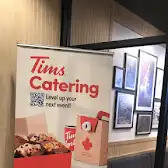 Tim Hortons storefront and interior at 4819 42 Ave, Mayerthorpe, AB