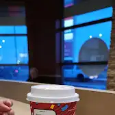 Tim Hortons storefront and interior at 6620 Orr Dr, Red Deer, AB