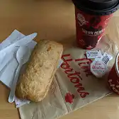 Tim Hortons storefront and interior at 4306 52 St, Vermilion, AB