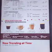 Tim Hortons storefront and interior at 7380 Market Crossing, Burnaby, BC