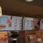 Tim Hortons storefront and interior at 17888 56 Ave, Cloverdale, BC
