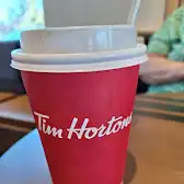 Tim Hortons storefront and interior at 5655 Highway 97a, Enderby, BC