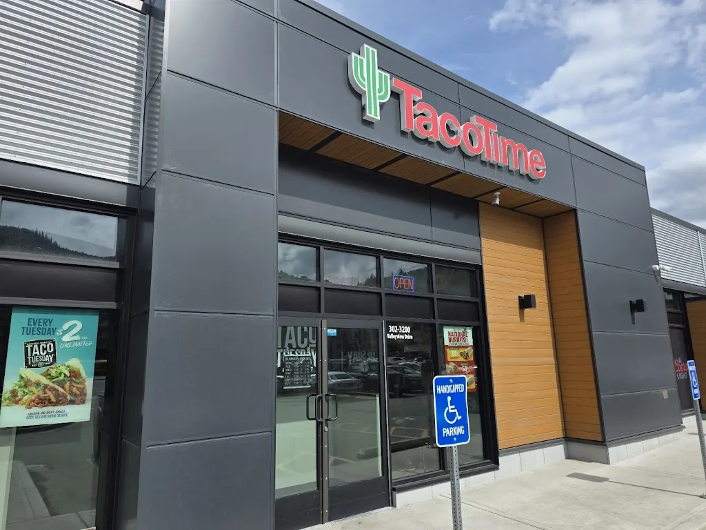 Tim Hortons storefront and interior at Unit 301 3200 Valleyview Drive, Kamloops, BC