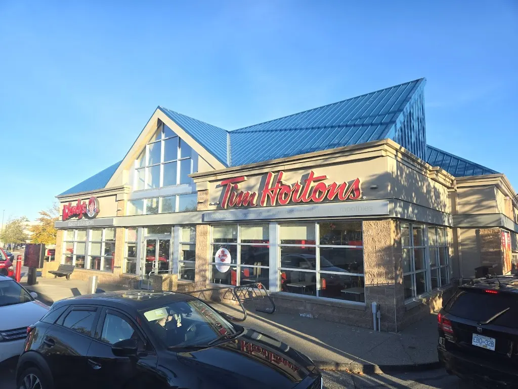 Tim Hortons storefront and interior at 3077 152 St, Surrey, BC