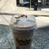 Tim Hortons storefront and interior at 206 Keefer Street, Vancouver, BC