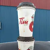 Tim Hortons storefront and interior at 1025 King Edward St, Winnipeg, MB