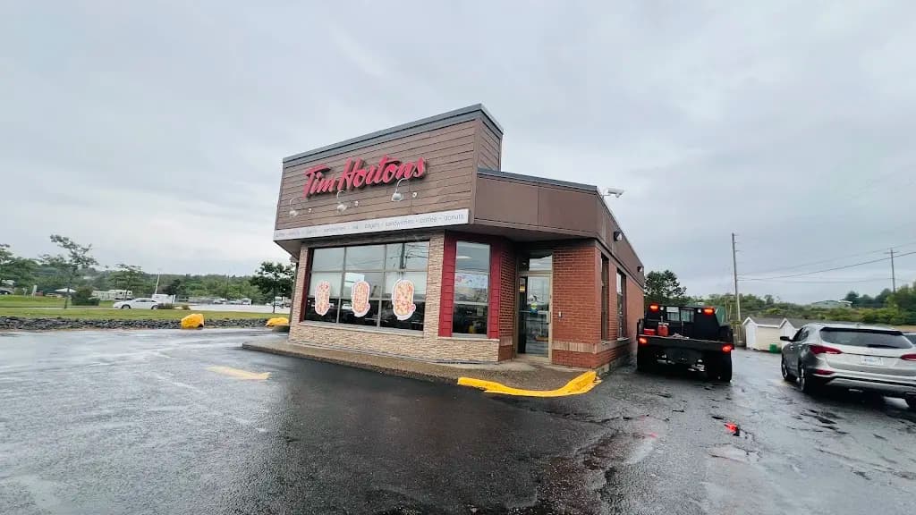Tim Hortons storefront and interior at 488 Highway #303, Digby, NS