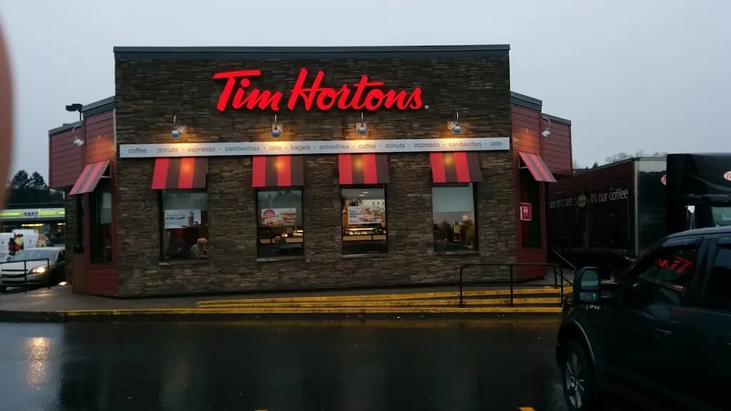 Tim Hortons storefront and interior at 278 Lacewood Dr, Halifax, NS