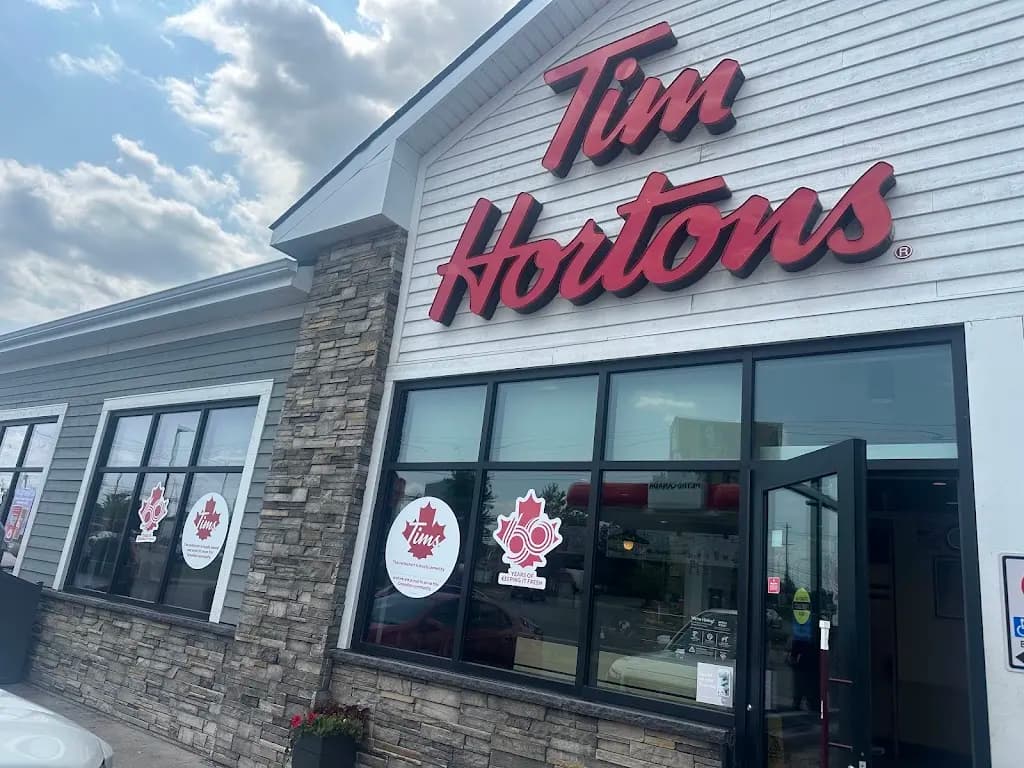 Tim Hortons storefront and interior at 294 Willow St, Truro, Ns, NS