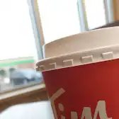 Tim Hortons storefront and interior at 156 Sandalwood Pkwy E, Brampton, ON