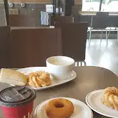Tim Hortons storefront and interior at 29 Plains Rd, Burlington, ON