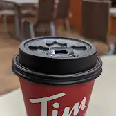 Tim Hortons storefront and interior at 81 Tollgate Rd West, Cornwall, ON