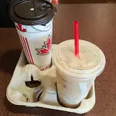 Tim Hortons storefront and interior at 230 Lloyd Manor Rd, Etobicoke, ON