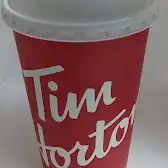 Tim Hortons storefront and interior at 75 Centennial Pkwy N, Hamilton, ON