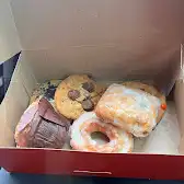 Tim Hortons storefront and interior at 505 Rymal Rd East, Hamilton, ON