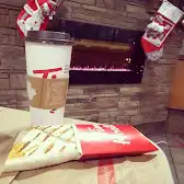Tim Hortons storefront and interior at 570 Upper Ottawa Rd, Hamilton, ON