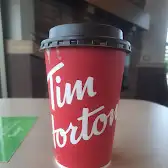 Tim Hortons storefront and interior at 340 Westmount Rd West, Kitchener, ON