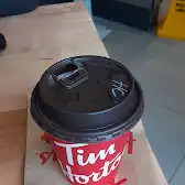 Tim Hortons storefront and interior at 925 King St E, Kitchener, ON