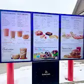 Tim Hortons storefront and interior at 4285 King St East, Kitchener, ON