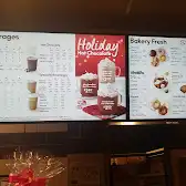 Tim Hortons storefront and interior at 4467 Major Mackenzie Drive E., Markham, ON