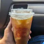 Tim Hortons storefront and interior at 9225 Highway 93, Midland, ON