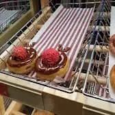 Tim Hortons storefront and interior at 900 Steeles Ave, Milton, ON