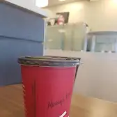 Tim Hortons storefront and interior at 1420 Midway Blvd, Mississauga, ON