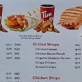 Tim Hortons storefront and interior at 2215 Erin Mills Parkway, Mississauga, ON