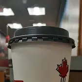 Tim Hortons storefront and interior at 3981 Jane St, North York, ON