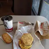 Tim Hortons storefront and interior at 4926 Bathurst St, North York, ON