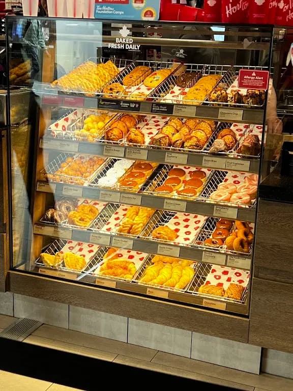 Tim Hortons storefront and interior at Durham College - Gordon Willey - Upper Level, Oshawa, ON