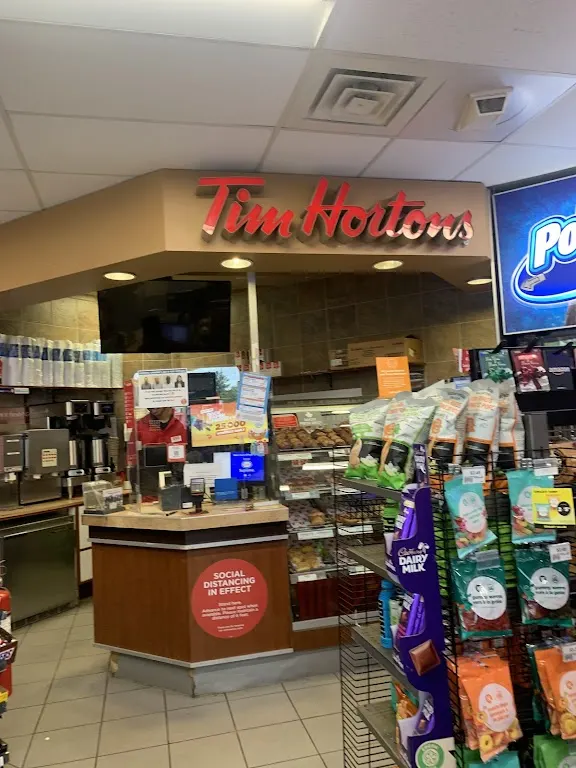Tim Hortons storefront and interior at 1859 Carling Ave, Ottawa, ON